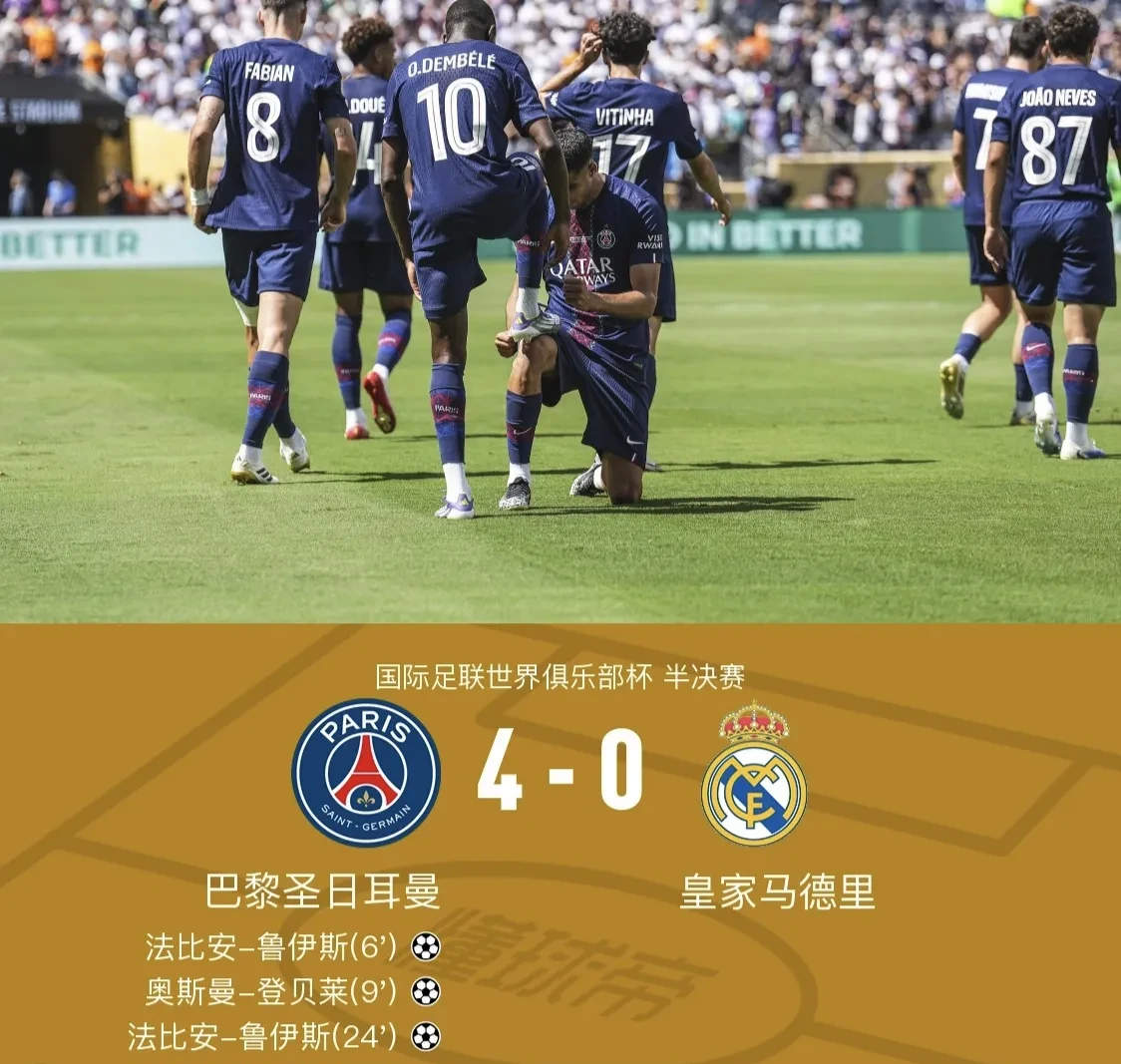 皇马轻取多特蒙德，梅西惊艳四座