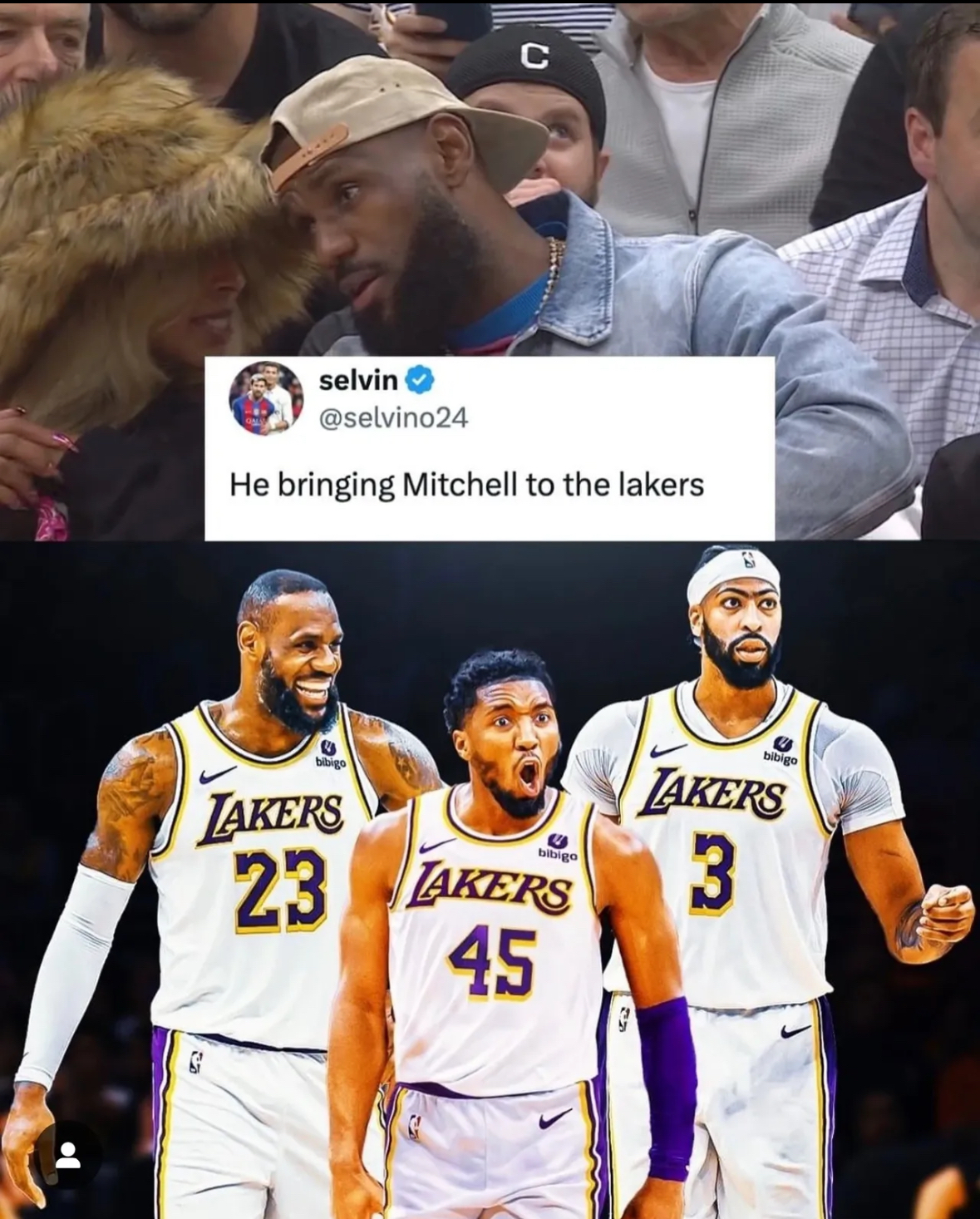 湖人翻盘福建队，米切尔点燃赛场